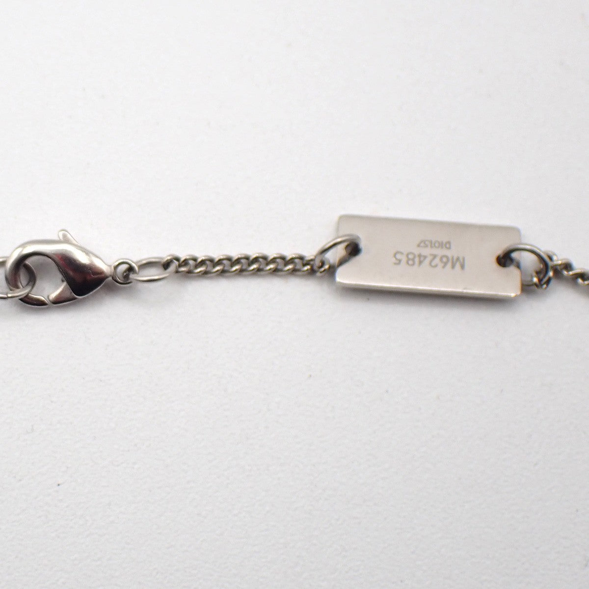 LOUIS VUITTON  Logo Ring Pendant Long Necklace Monogram SHW Italy M62485 34MA183