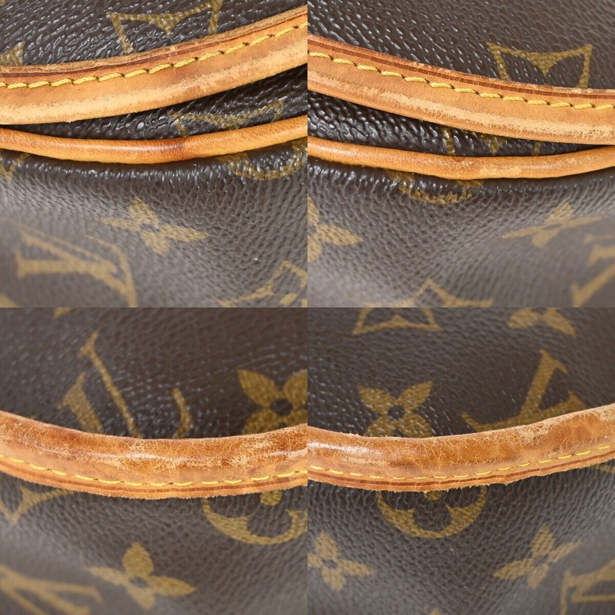 LOUIS VUITTON Menilmontant PM Shoulder Bag Monogram Leather BN M40474 12HB398