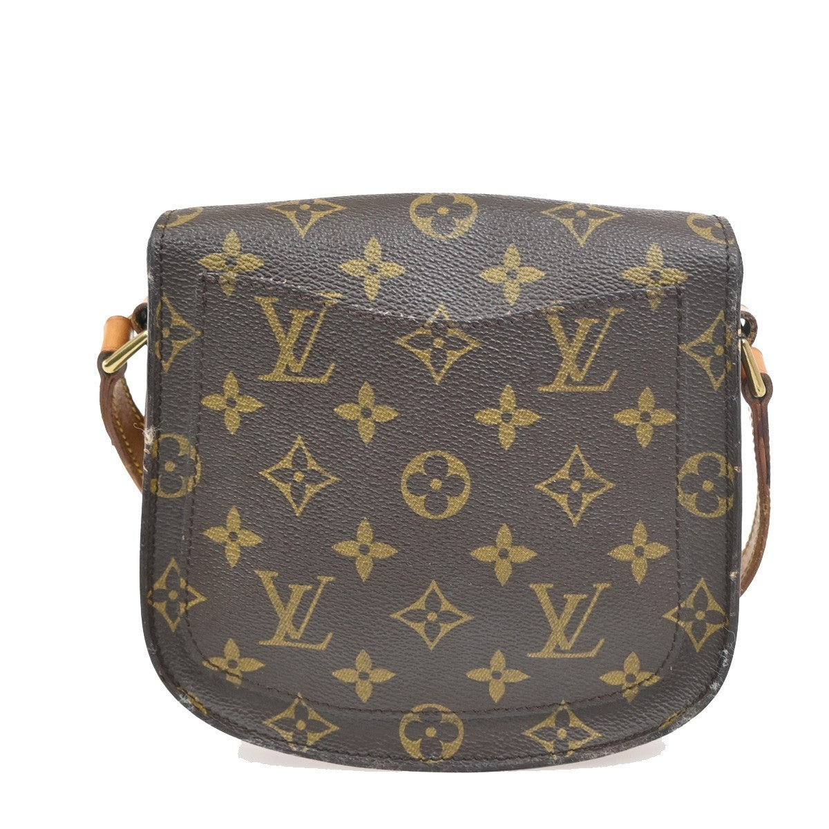LOUIS VUITTON Mini Saint Cloud Shoulder Bag Monogram Leather BN M51244 88KC484