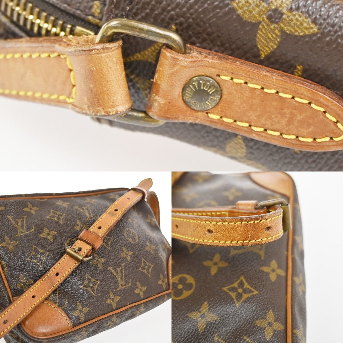 LOUIS VUITTON Trocadero 24 Shoulder Bag Monogram Leather Brown M51276 88YJ028