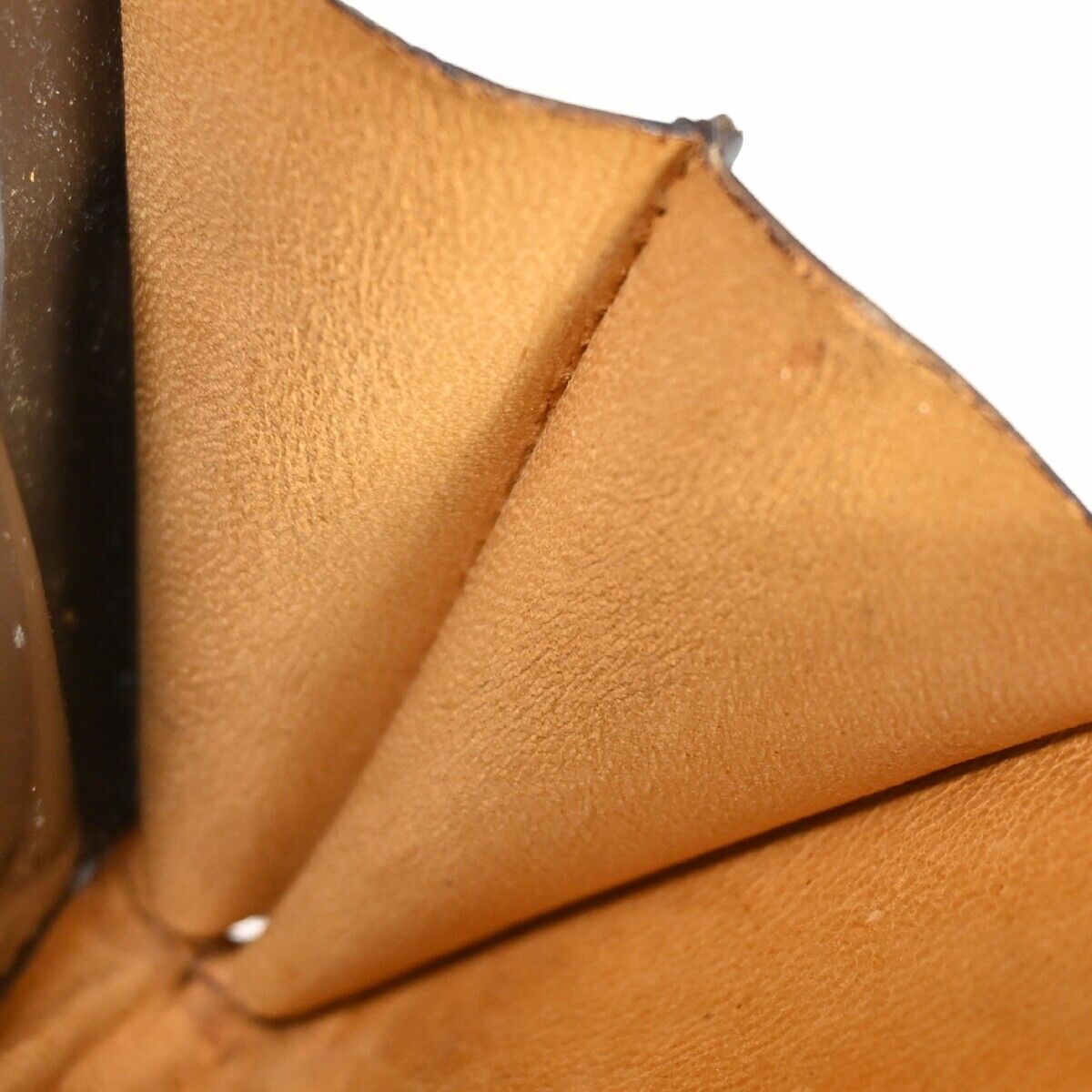 GUCCI Logo Bamboo Mini 2Way Shoulder Hand Bag Canvas Leather Khaki Italy 05HB244