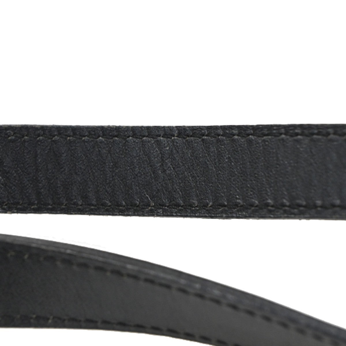 CELINE Logo Toggle Clasp Shoulder Bag Leather Black GHW France 04CA574