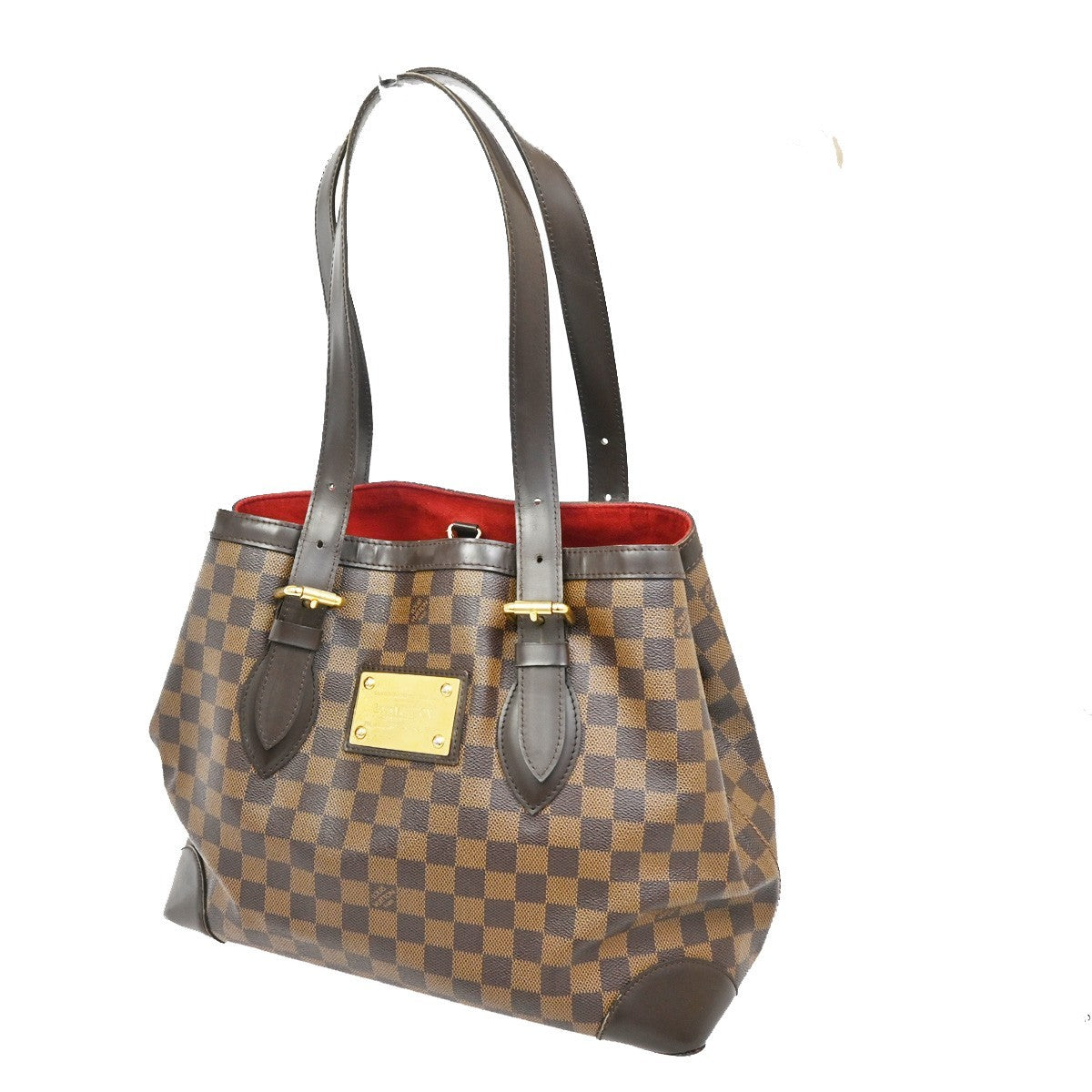 LOUIS VUITLOUIS VUITTON Hampstead MM Shoulder Bag Damier Leather N51204 86KB588