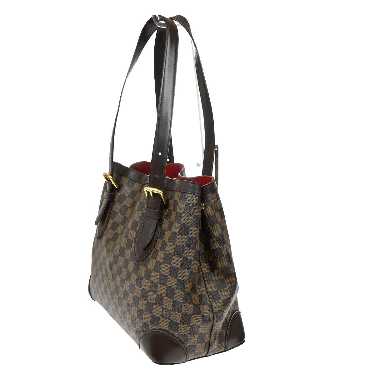 LOUIS VUITLOUIS VUITTON Hampstead MM Shoulder Bag Damier Leather N51204 16KB478