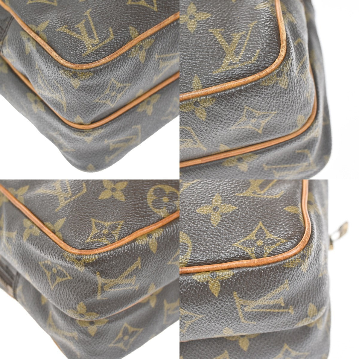 LOUIS VUITTON Mini Amazon Shoulder Bag Monogram Leather Brown M45238 32KC782
