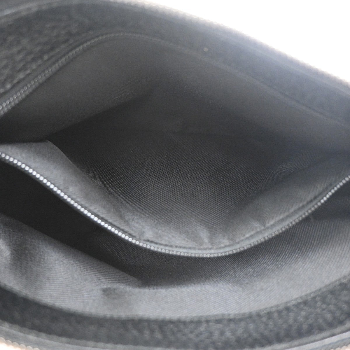 GUCCI Logo GG Pattern Cross Body Shoulder Bag Canvas Leather Black Italy 35RL902