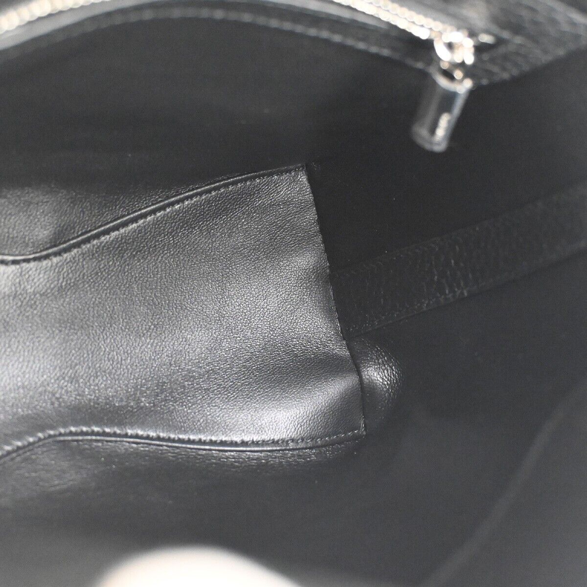 TIFFANY & CO. Return To Tiffany 2Way Hand Mini Tote Bag Leather Black 694RC853