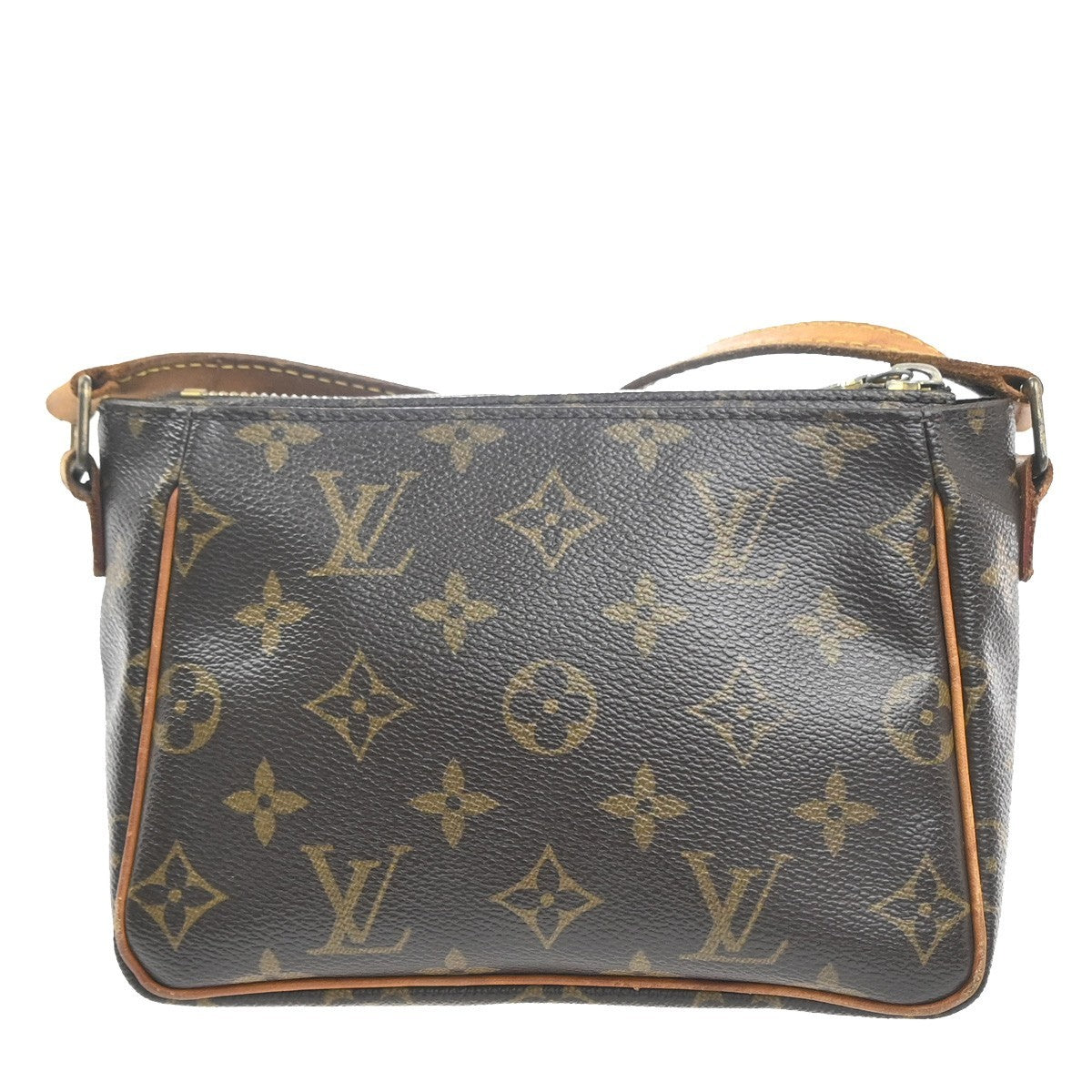 LOUIS VUITTON Viva Cite PM Shoulder Bag Monogram Leather Brown M51165 72MA425
