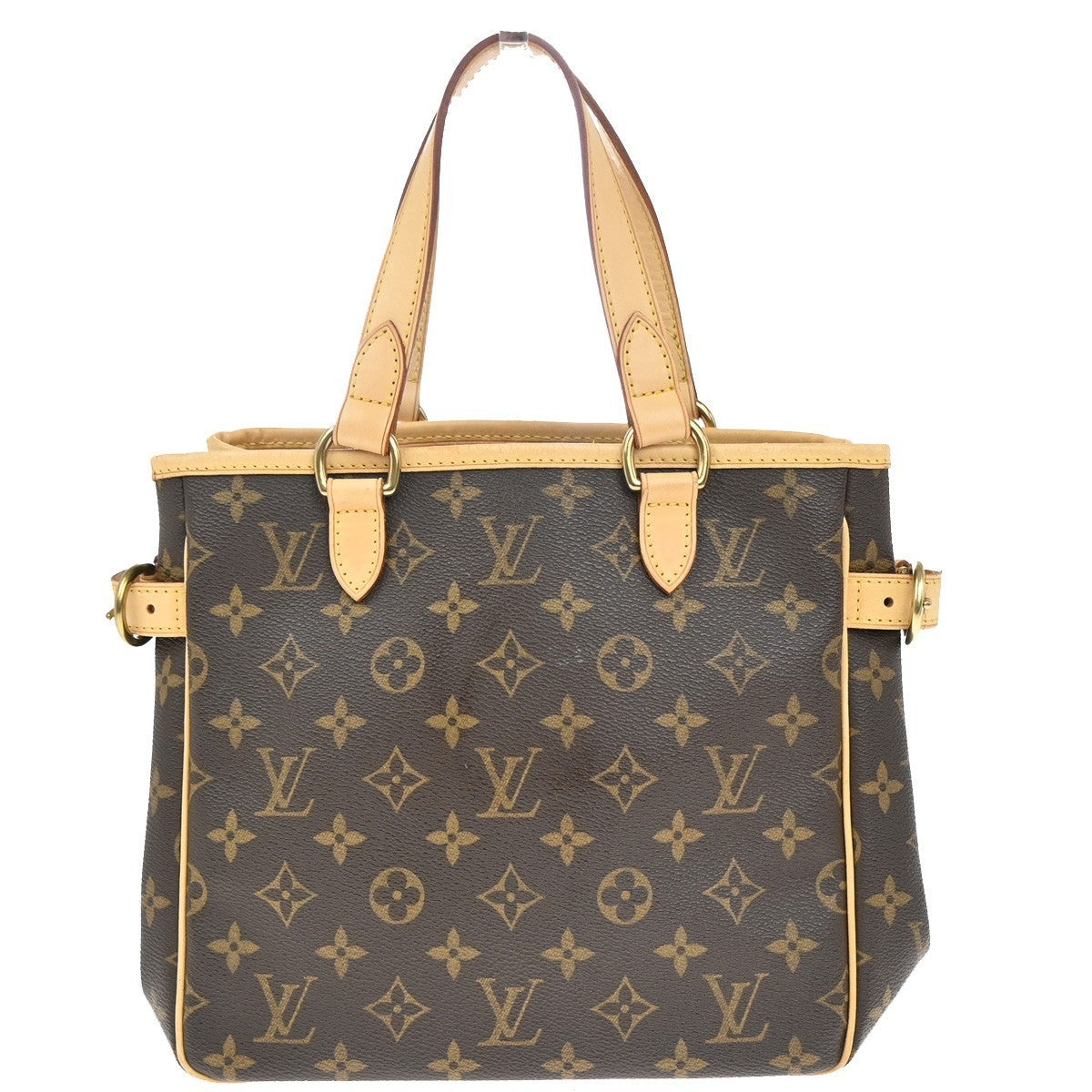 LOUIS VUITTON Batignolles Tote Hand Bag Monogram Leather Brown M51156 96MA205