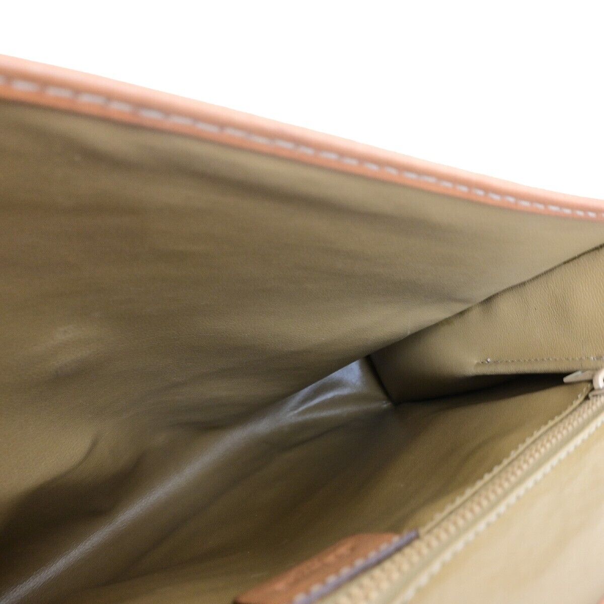 CELINE Logo Macadam Pattern Shoulder Bag PVC Leather Brown GHW Italy 65FB173