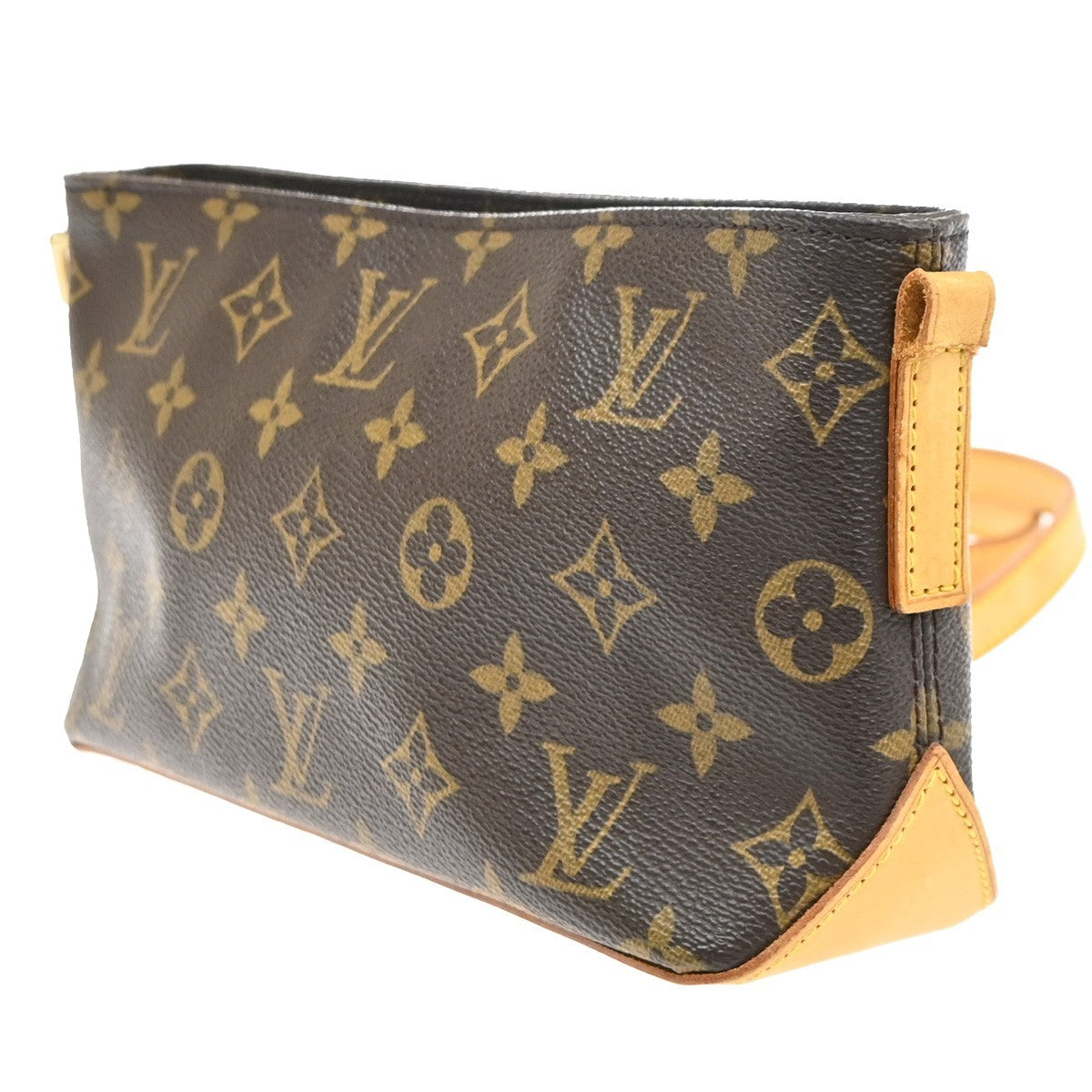 LOUIS VUITTON Logo Trotteur Shoulder Bag Monogram Leather Brown M51240 61SA037