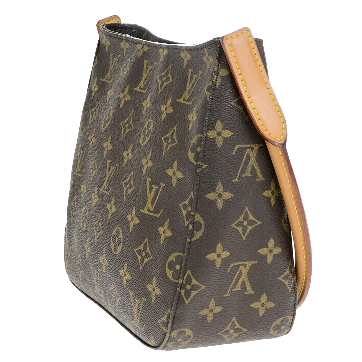 LOUIS VUITTON Looping MM Shoulder Bag Monogram Leather BN France M51146 12YF534