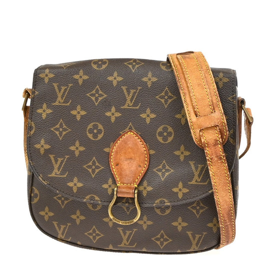 18.Live LOUIS VUITTON Saint Cloud GM Shoulder Bag Monogram M51242 66YJ074