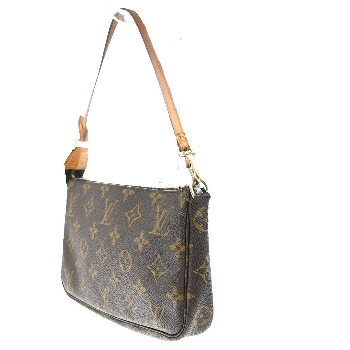 LOUIS VUITTON Pochette Accessoires Hand Bag Monogram Leather BN M51980 16MA237