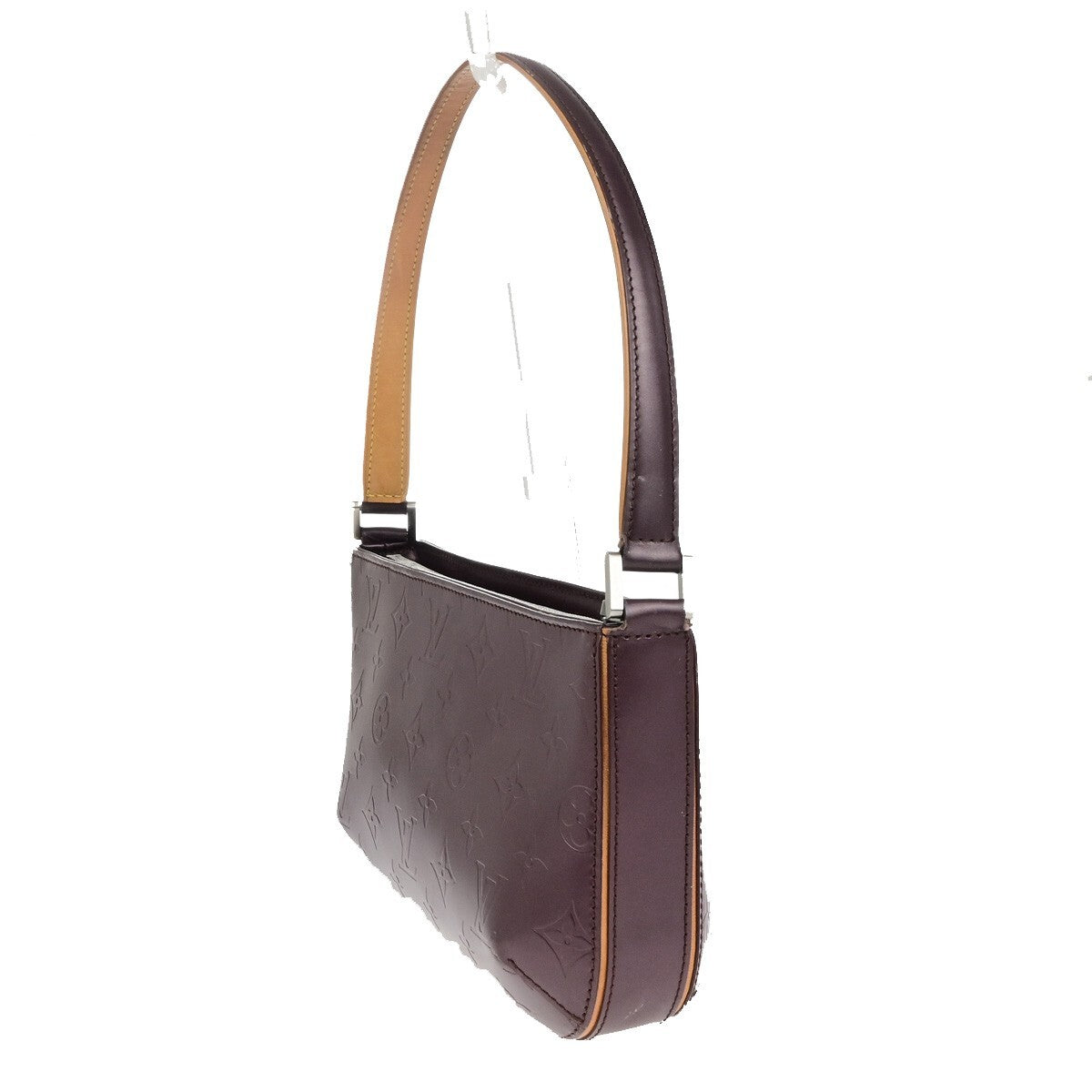 LOUIS VUITTON Fowler Shoulder Bag Monogram Mat Leather Purple M55146 81KB612