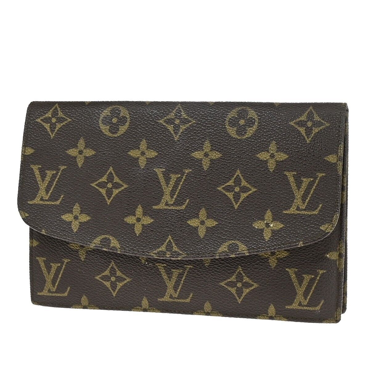 LOUIS VUITTON Pochette Rabat 20 Clutch Hand Bag Monogram Leather M51935 61EC909
