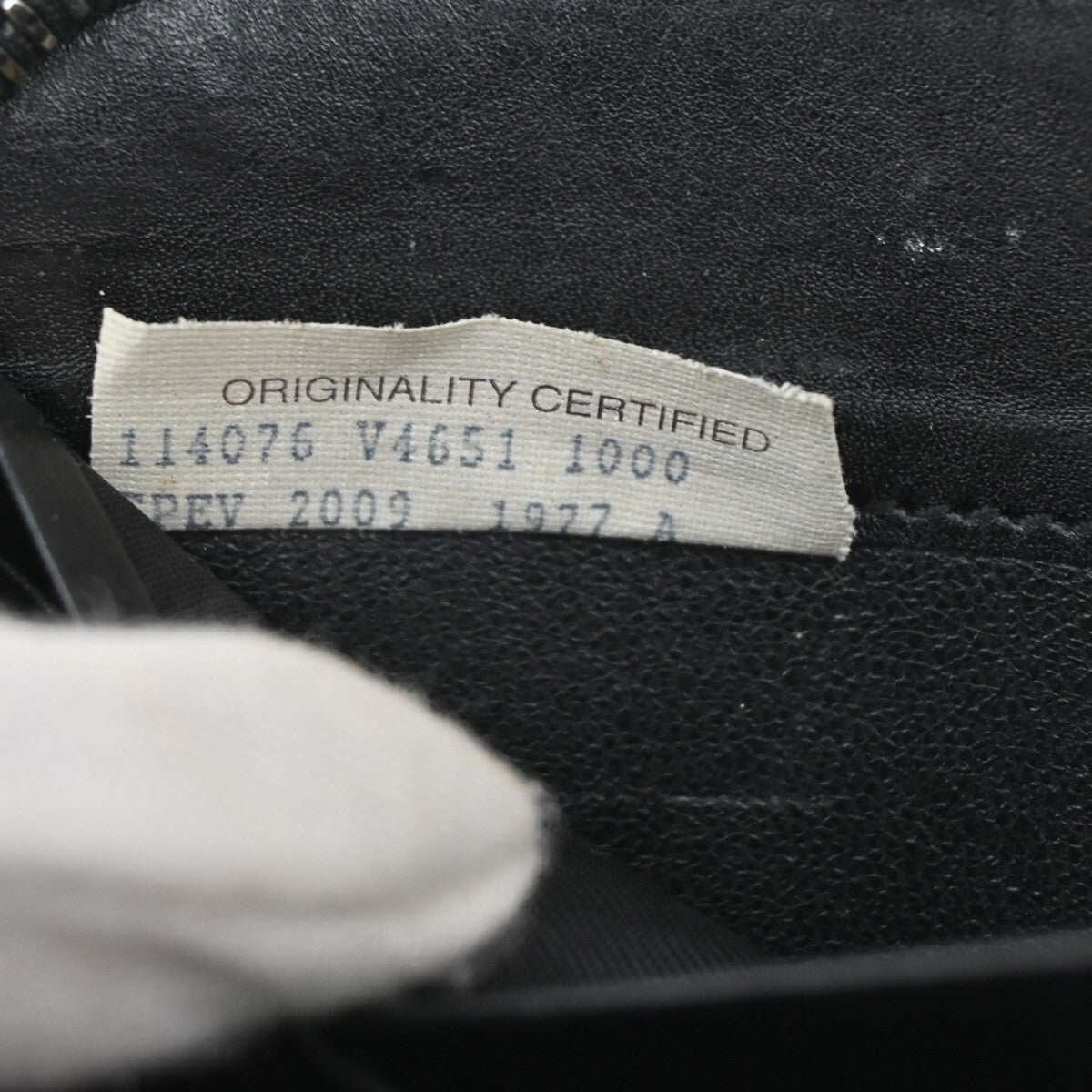 BOTTEGA VENETA Intrecciato Long Zipper Around Wallet Leather Black 67EE240