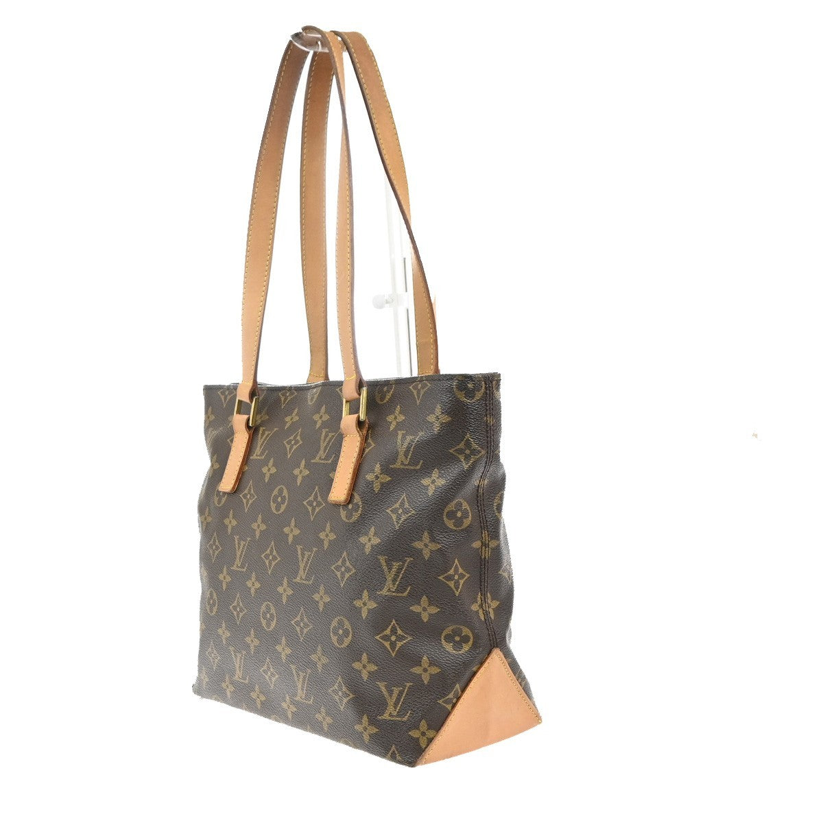 LOUIS VUITTON Cabas Piano Shoulder Bag Monogram Leather Brown M51148 16MA253