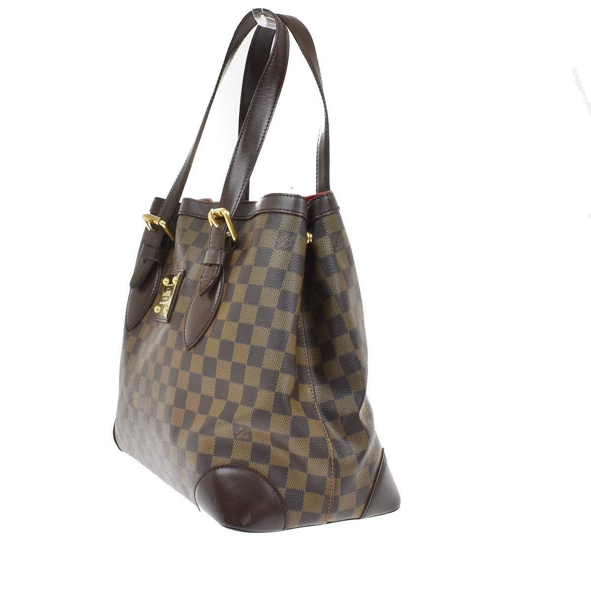 LOUIS VUITLOUIS VUITTON Hampstead MM Shoulder Bag Damier Leather N51204 16KB253