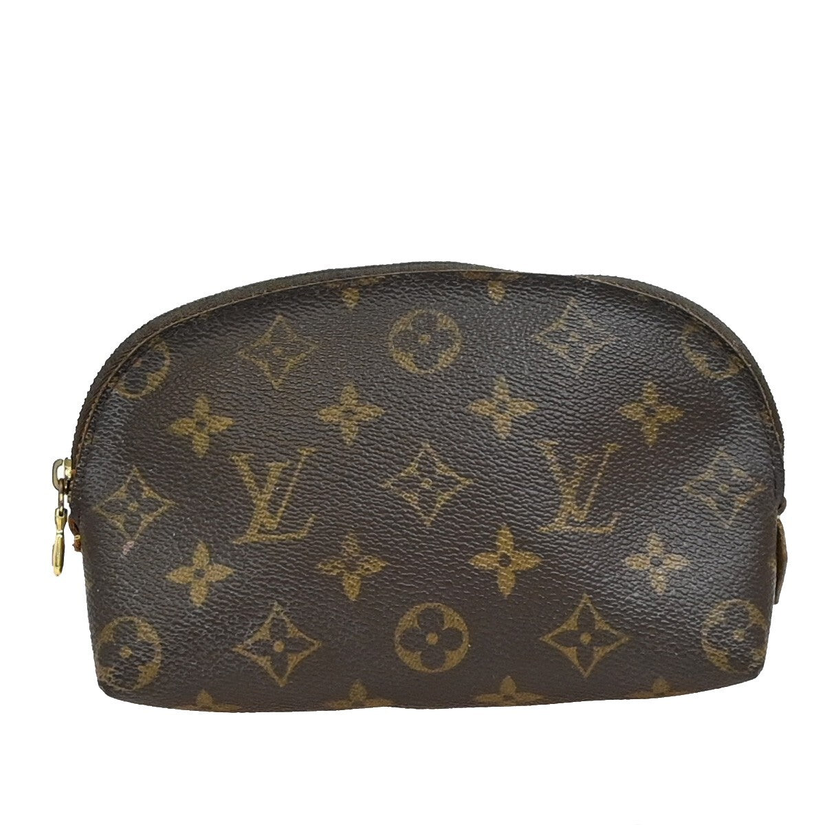 LOUIS VUITTON Pochette Cosmetic Pouch Bag Monogram Leather BN M47515 02EE140