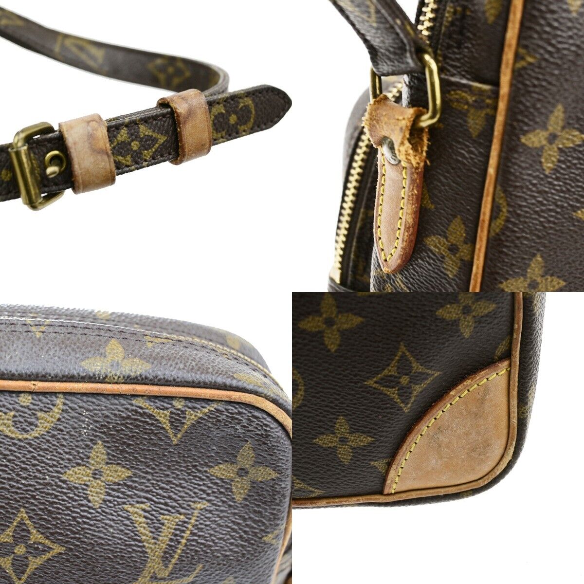 LOUIS VUITTON Amazon Crossbody Shoulder Bag Monogram Leather BN M45236 02FB522