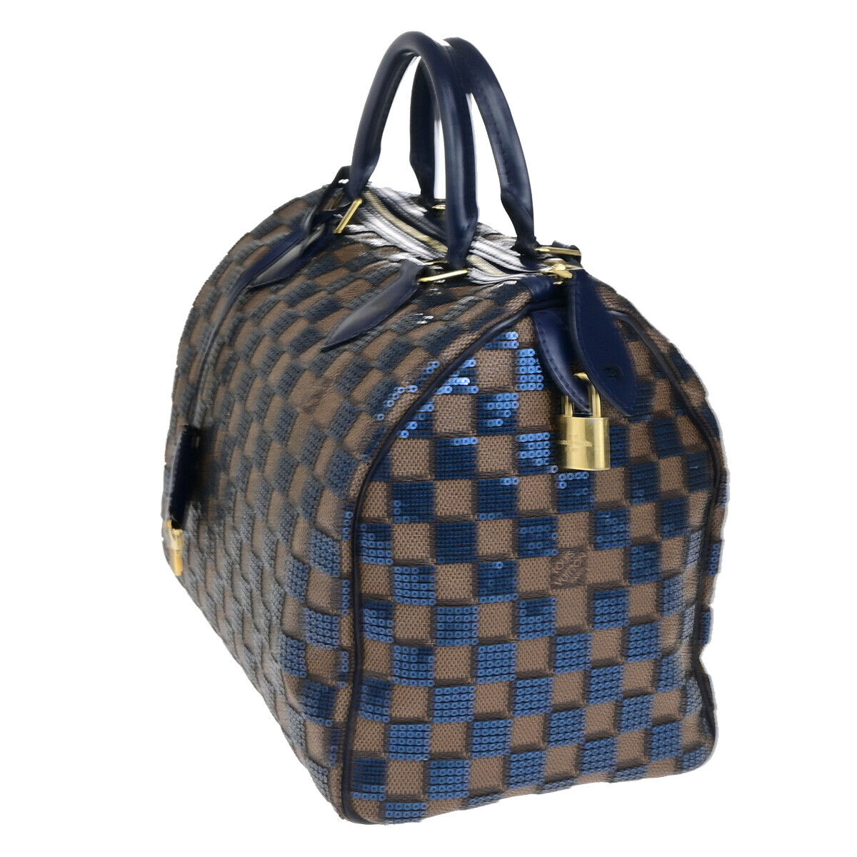 LOUIS VUITTON Speedy 30 Hand Bag Damier Paillettes Leather BN N41261 610RK730