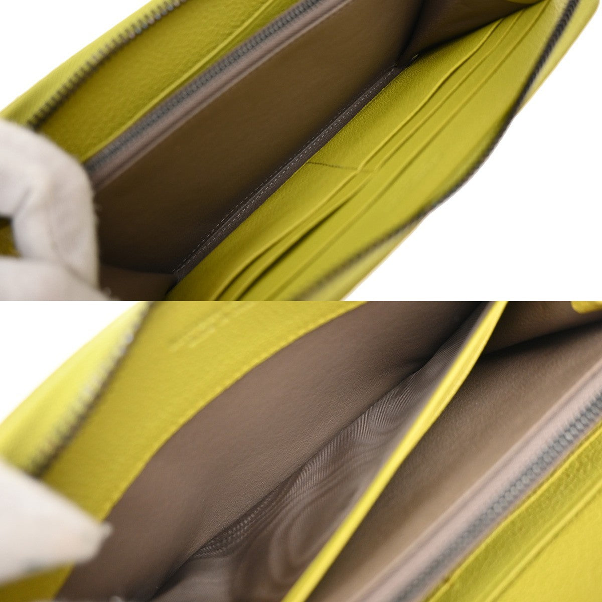 BOTTEGA VENETA Intrecciato Long Zipper Around Wallet Leather Gray 35KP051