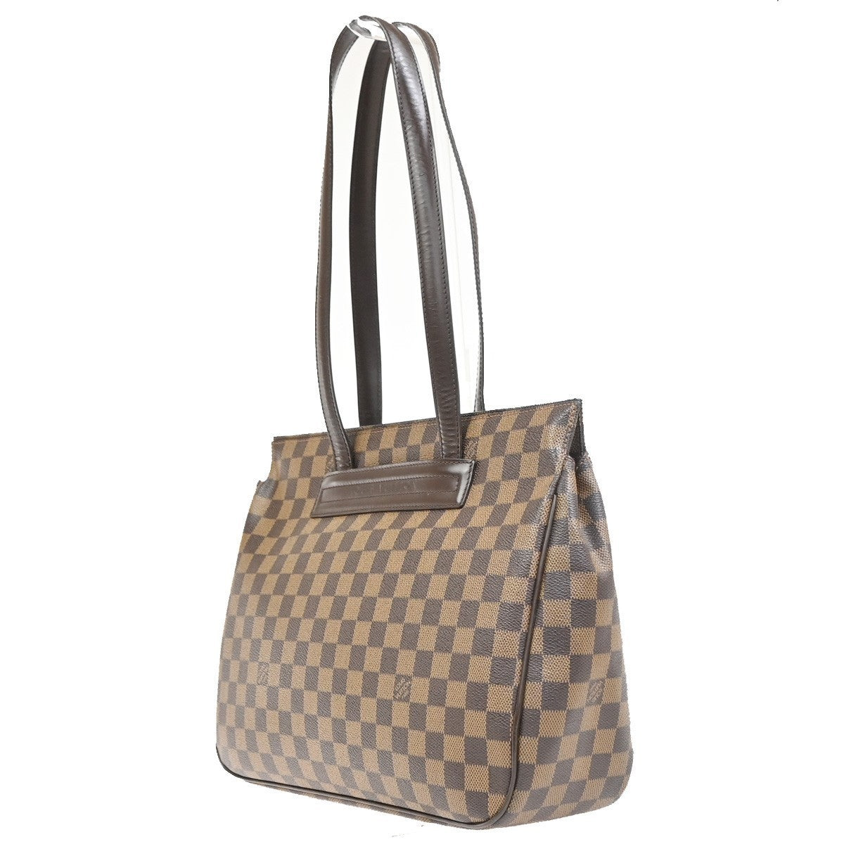 LOUIS VUITTON Parioli PM Shoulder Bag Damier Ebene Leather Brown N51123 73YH940