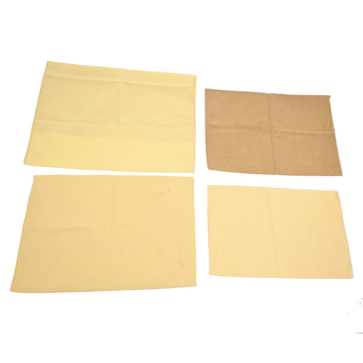 LOUIS VUITTON Logo 30 Set Drawstring Dust Bag Canvas Cotton Beige Brown 62MA431