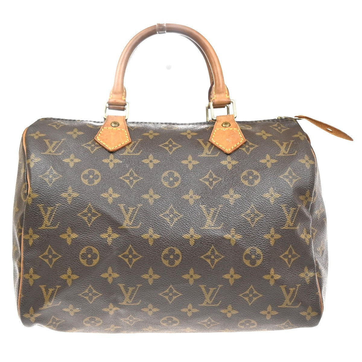 LOUIS VUITTON Speedy 30 Travel Hand Bag Monogram Leather Brown M41526 17MA564