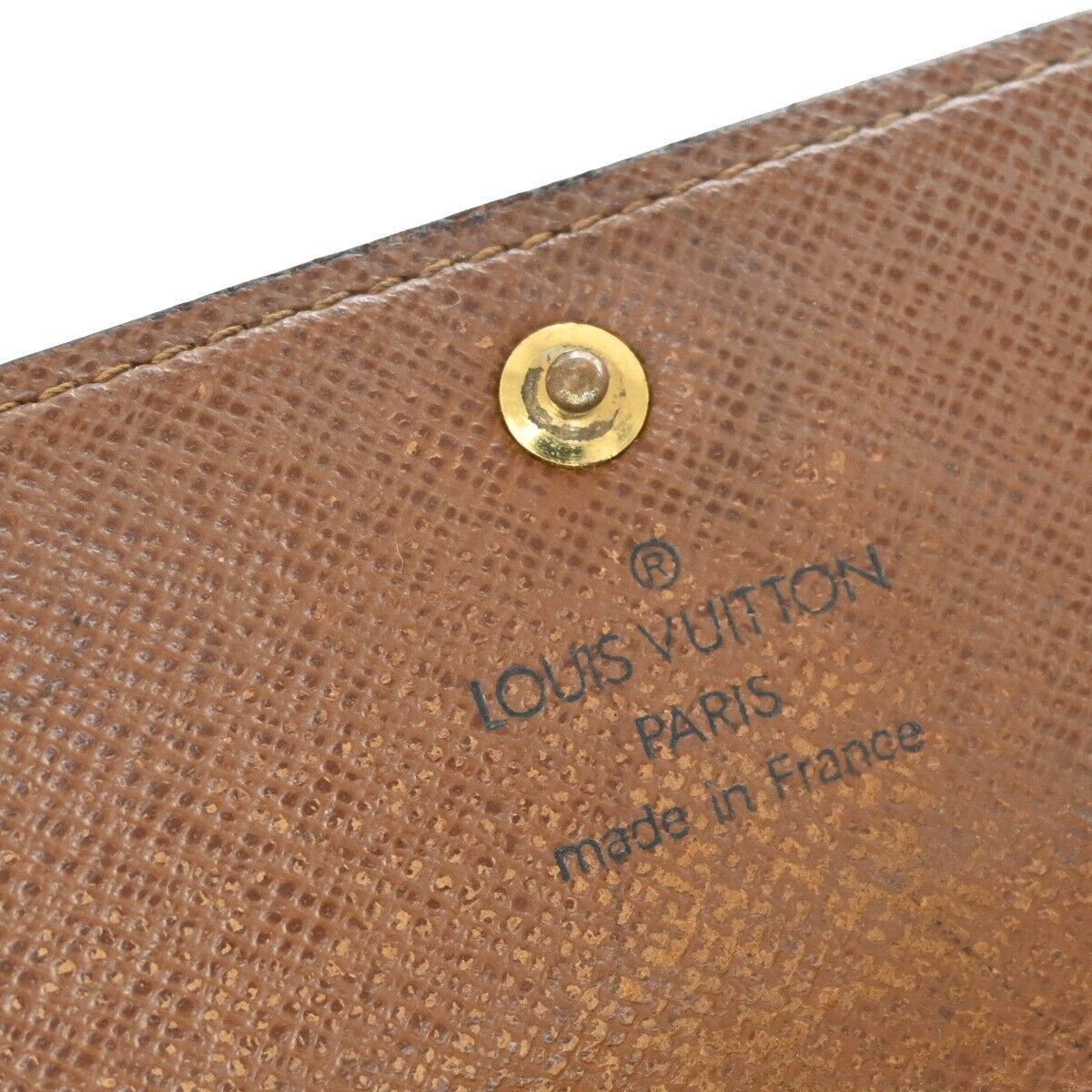 LOUIS VUITTON Porte Monnaie Credit Bifold Wallet Monogram Leather M61725 01YB847