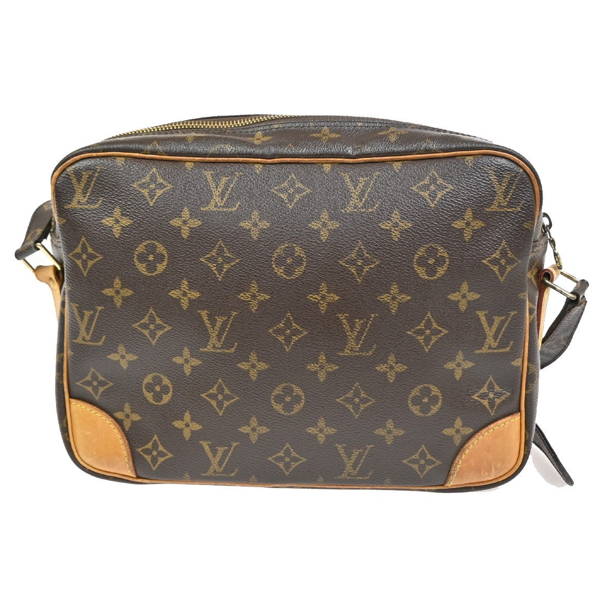 LOUIS VUITTON Nile Crossbody Shoulder Bag Monogram Leather Brown M45244 88CA925