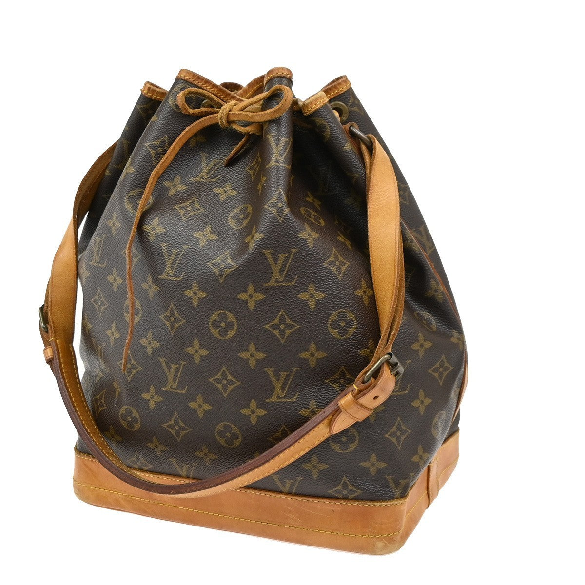 LOUIS VUITTON Noe GM Drawstring Shoulder Bag Monogram Leather BN M42224 83SA066