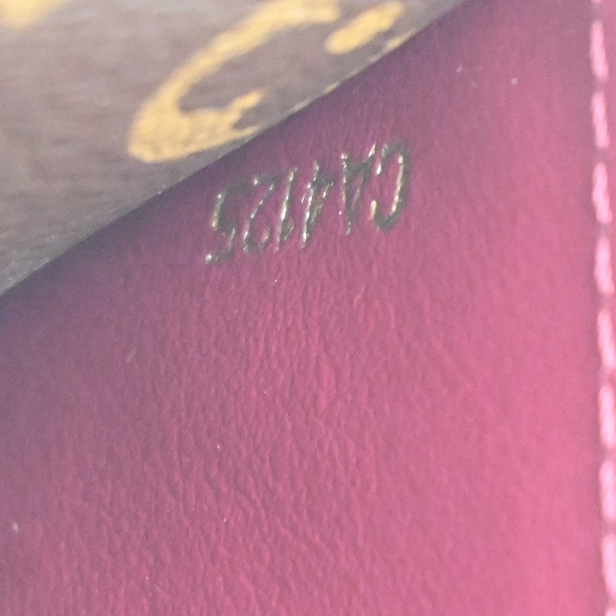 LOUIS VUITTON Emilie Long Wallet Monogram Leather Brown GHW Spain M60697 01KC903