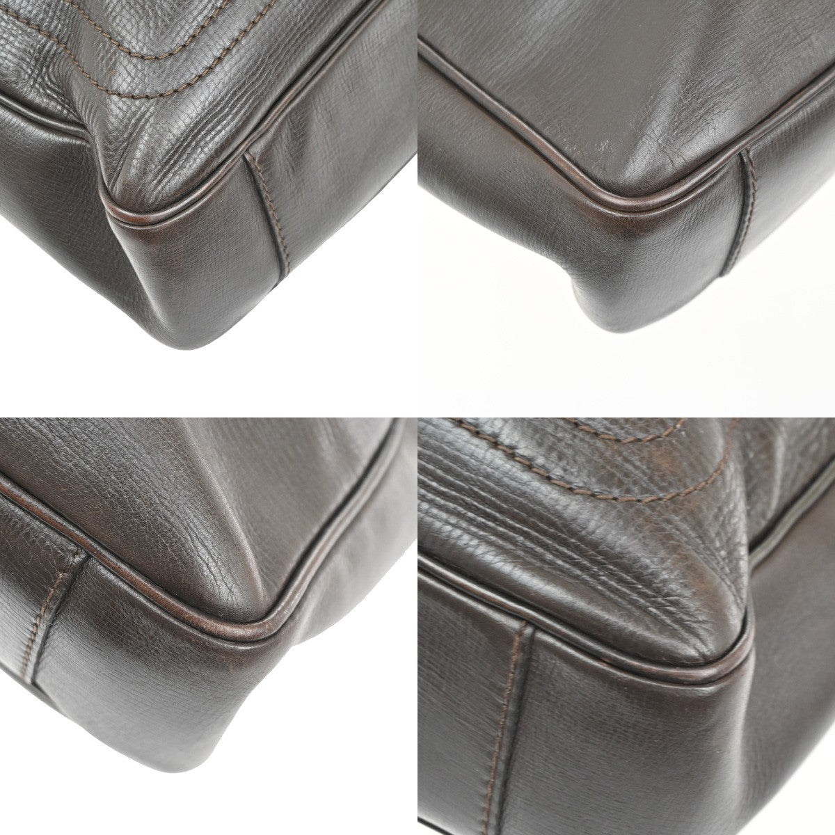 LOUIS VUITTON Utah Yulong Cafe Business Hand Bag Leather M92532 30KC129