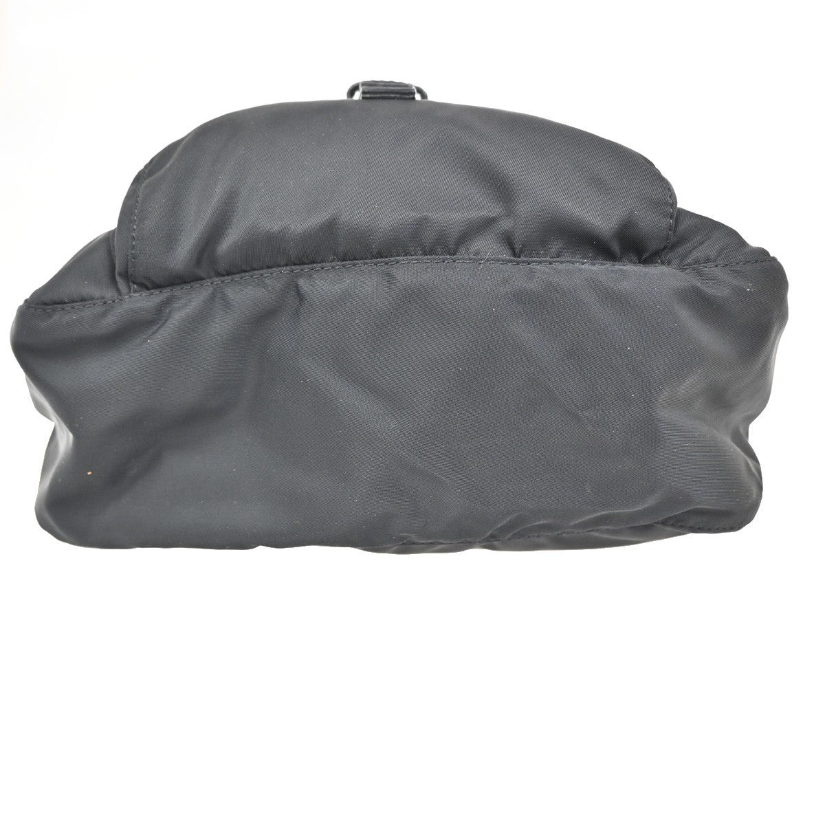 PRADA MILANO Logo Tessuto Prada  Shoulder Bag Nylon Leather Black Italy 35KB622