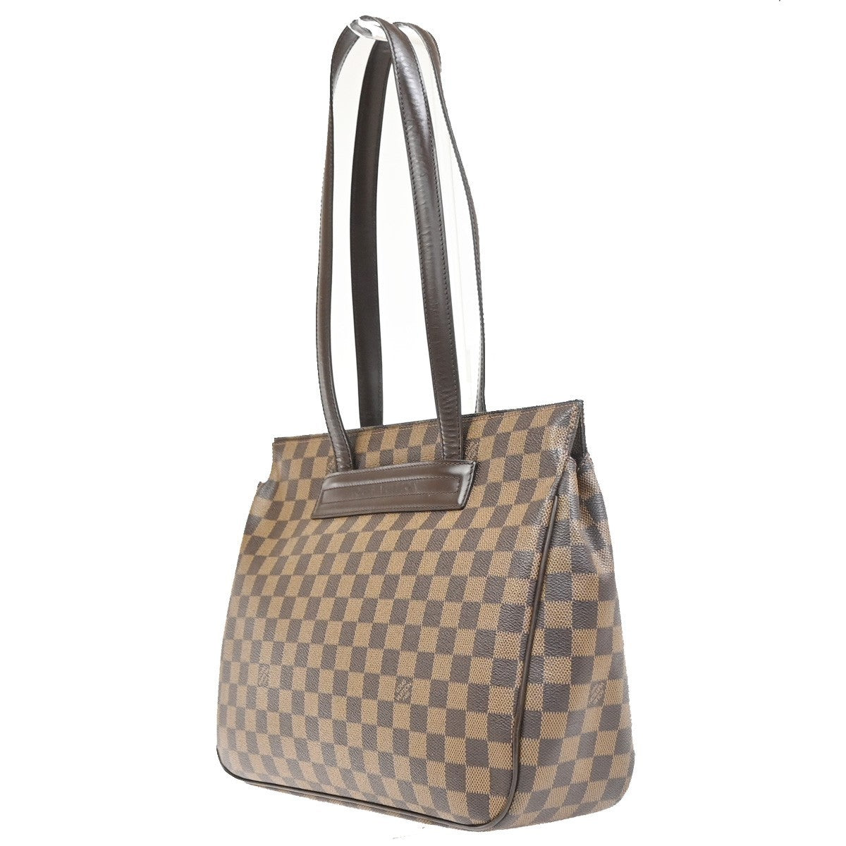 LOUIS VUITTON Parioli PM Shoulder Bag Damier Ebene Leather Brown N51123 73YH940