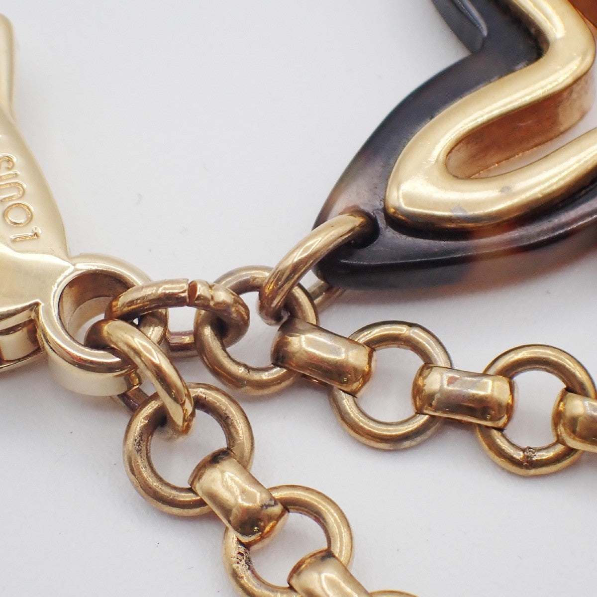 LOUIS VUITTON Bijou Sack Ansores Charm Key Chain Brown M65087 65KD030