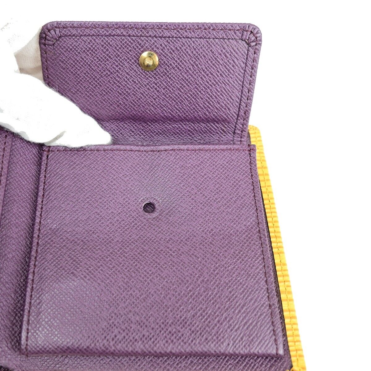 LOUIS VUITTON 3 Set Long Bifold Wallet Mini Clutch Bag Epi Leather BK YW 66YF008