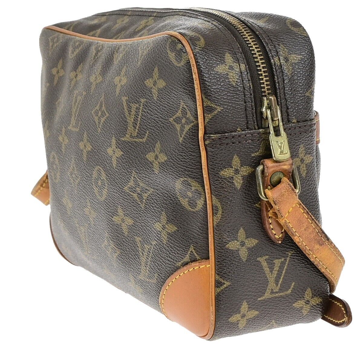 LOUIS VUITTON Trocadero 27 Shoulder Bag Monogram Leather Brown M51274 30EB146