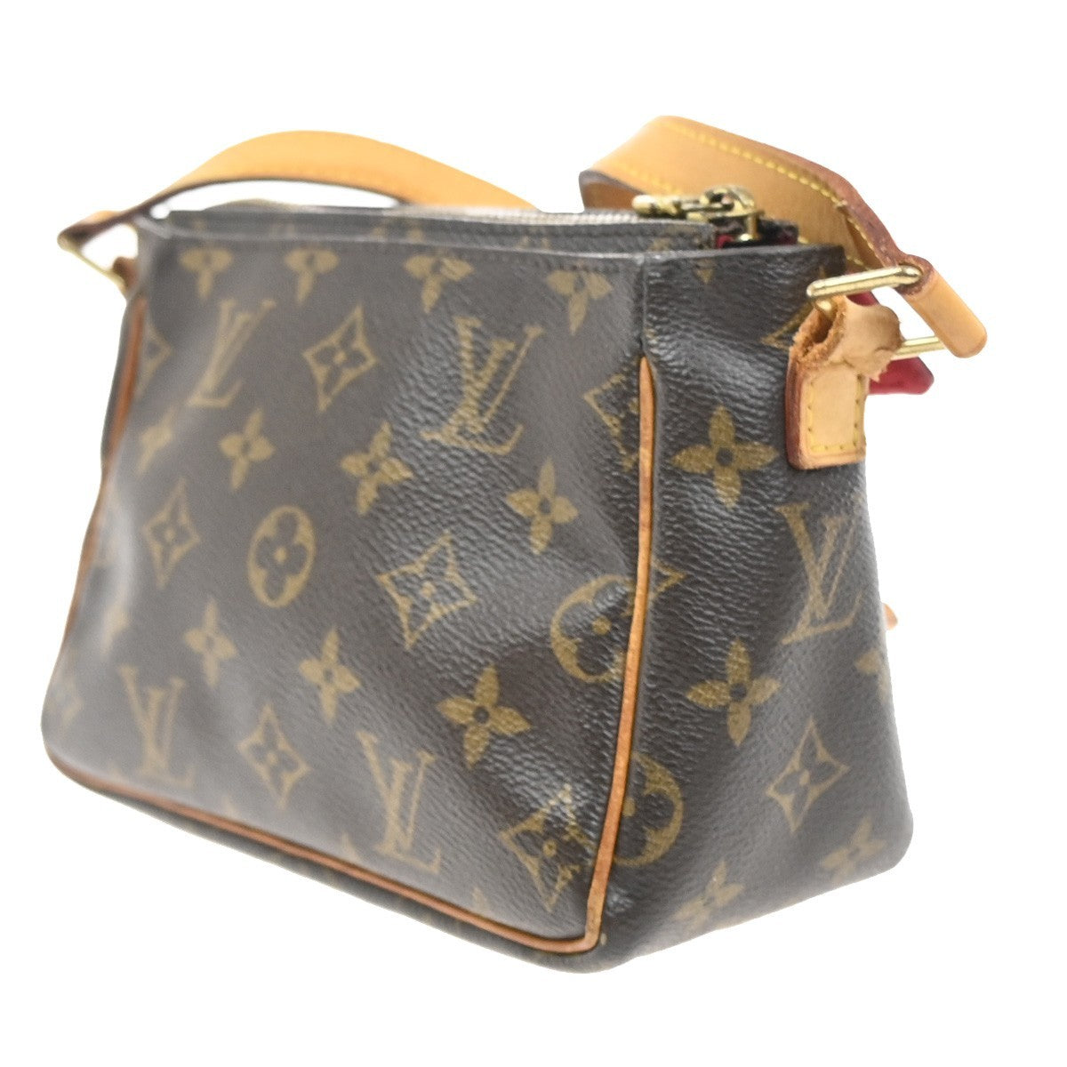 LOUIS VUITTON Viva Cite PM Shoulder Bag Monogram Leather Brown M51165 18KC701
