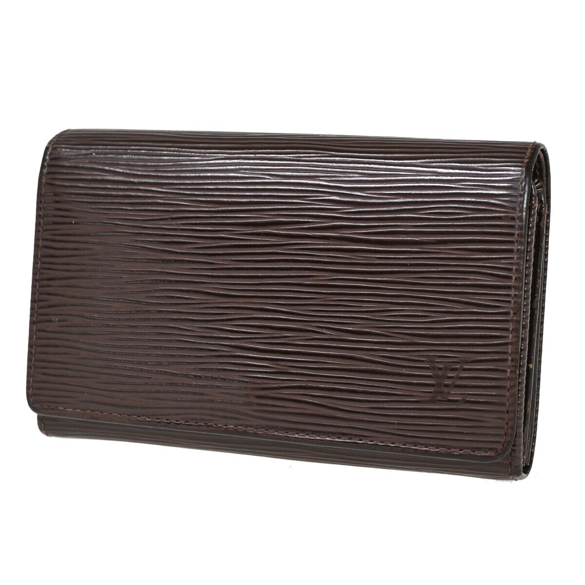 LOUIS VUITTON Portefeuille Tresor Bifold Wallet Epi Leather Brown M6350D 67HB294