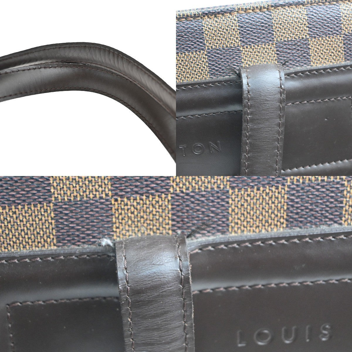 LOUIS VUITTON Parioli GM Shoulder Bag Damier Ebene Leather BN N51124 14MA533