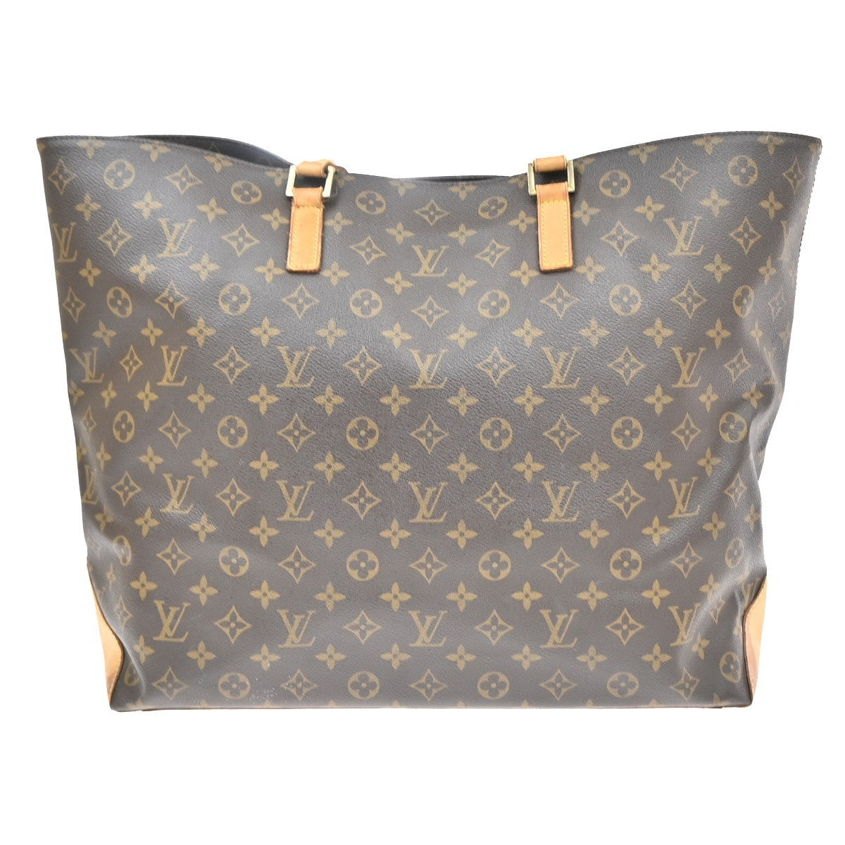 LOUIS VUITTON Cabas Alto Shoulder Bag Monogram Leather Brown M51152  70YJ153