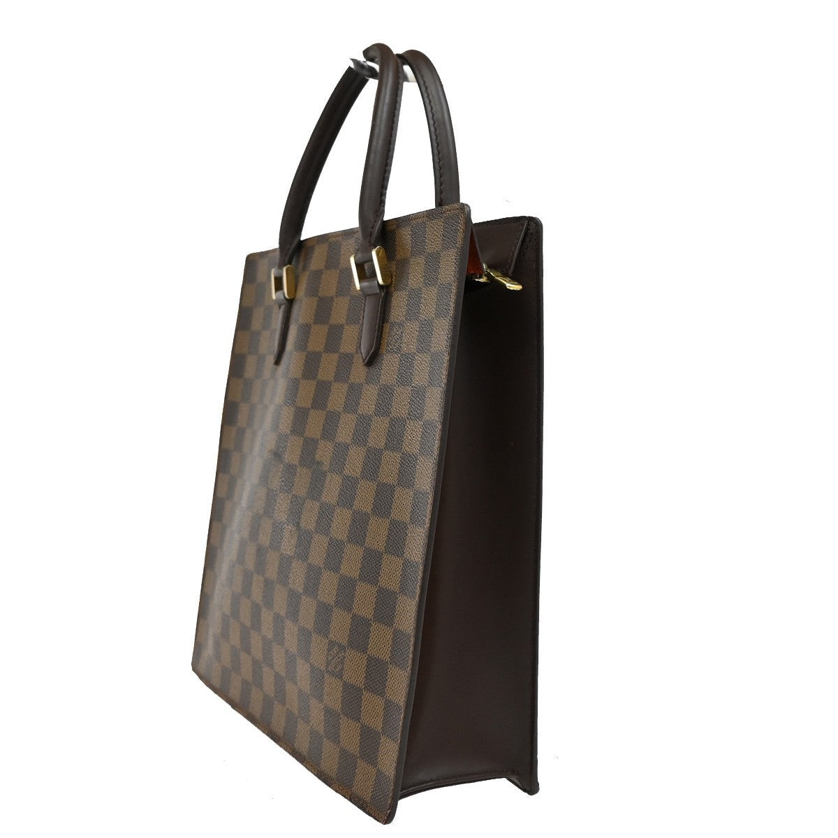 LOUIS VUITTON Venice PM Hand Tote Bag Damier Ebene Leather Brown N51145 82KB523