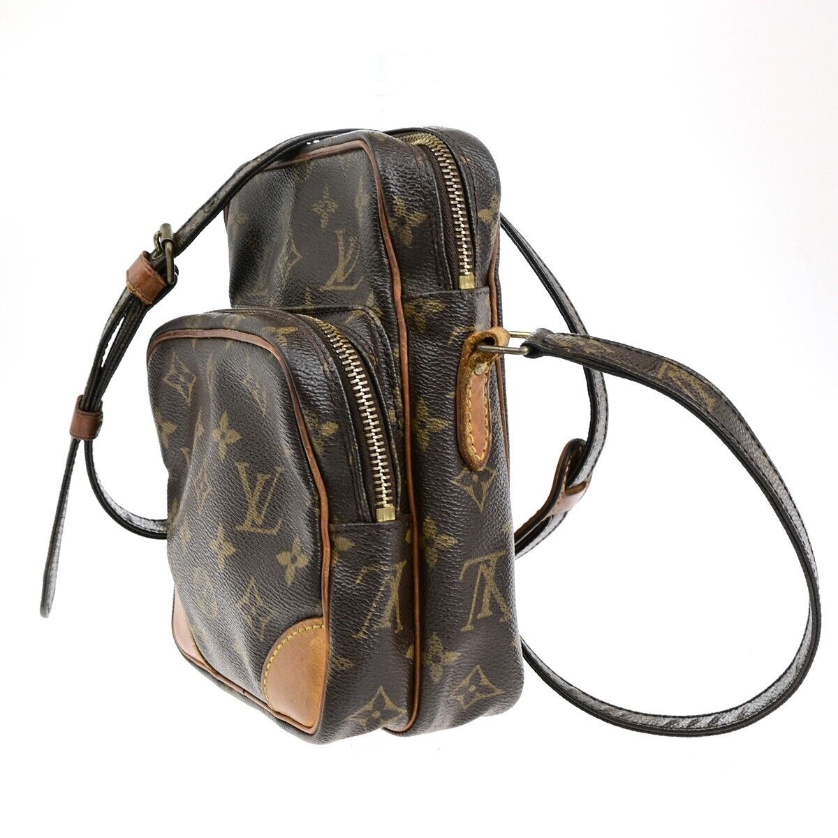 LOUIS VUITTON Amazon Crossbody Shoulder Bag Monogram Leather BN M45236 65SH901