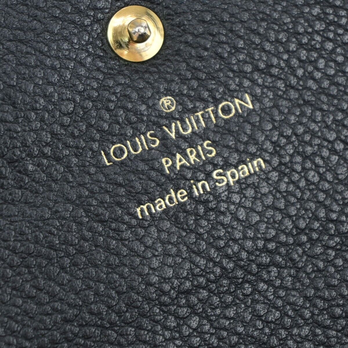 LOUIS VUITTON Virtuose Trifold Wallet Monogram Empreinte Blue M60258 88KA281