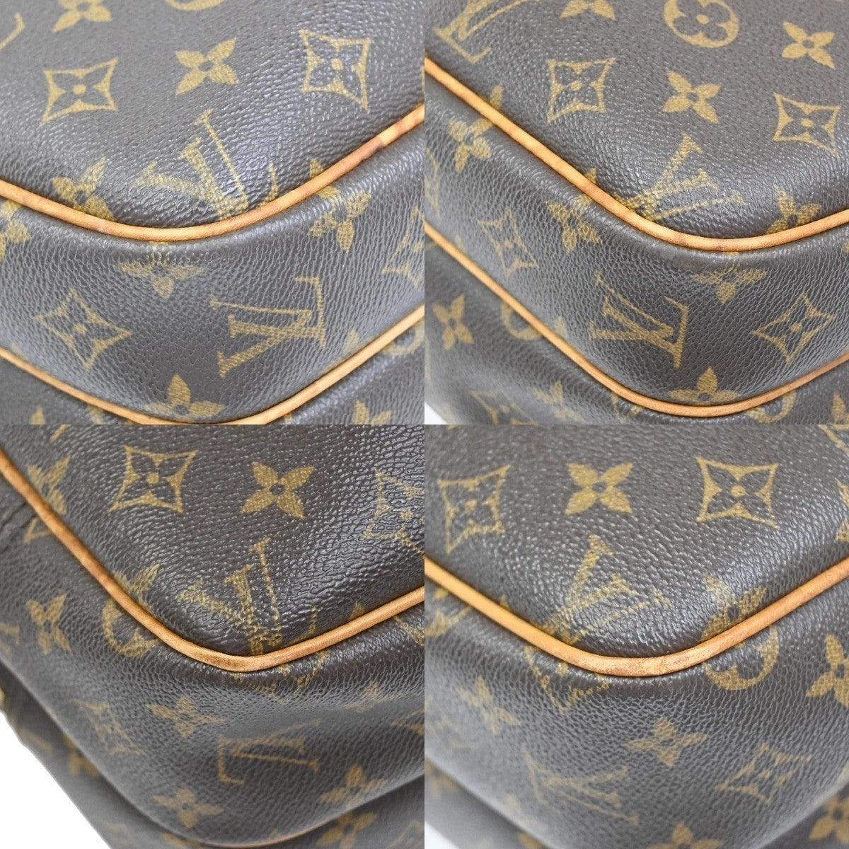 LOUIS VUITTON Reporter PM Crossbody Shoulder Bag Monogram Leather M45254 34KC186
