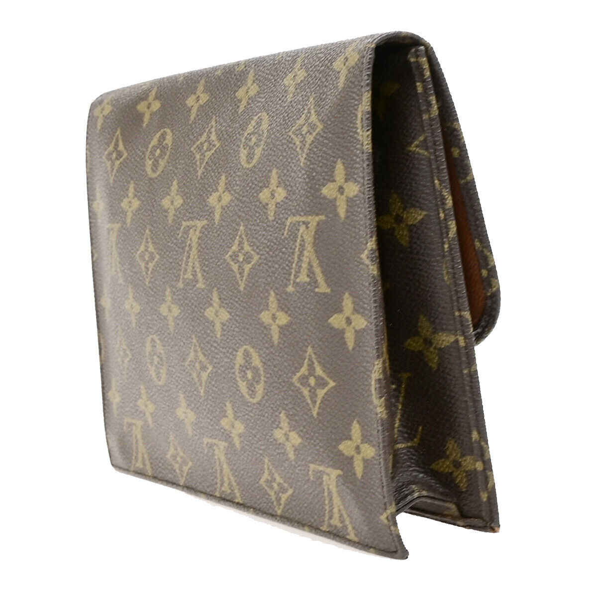 LOUIS VUITTON Pochette Rabat 23 Clutch Hand Bag Monogram Brown M51940 60SJ455