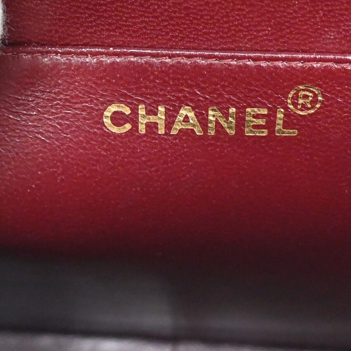 CHANEL CC Logo Mademoiselle 30 Chain Shoulder Bag Leather Black GHW 172RJ144